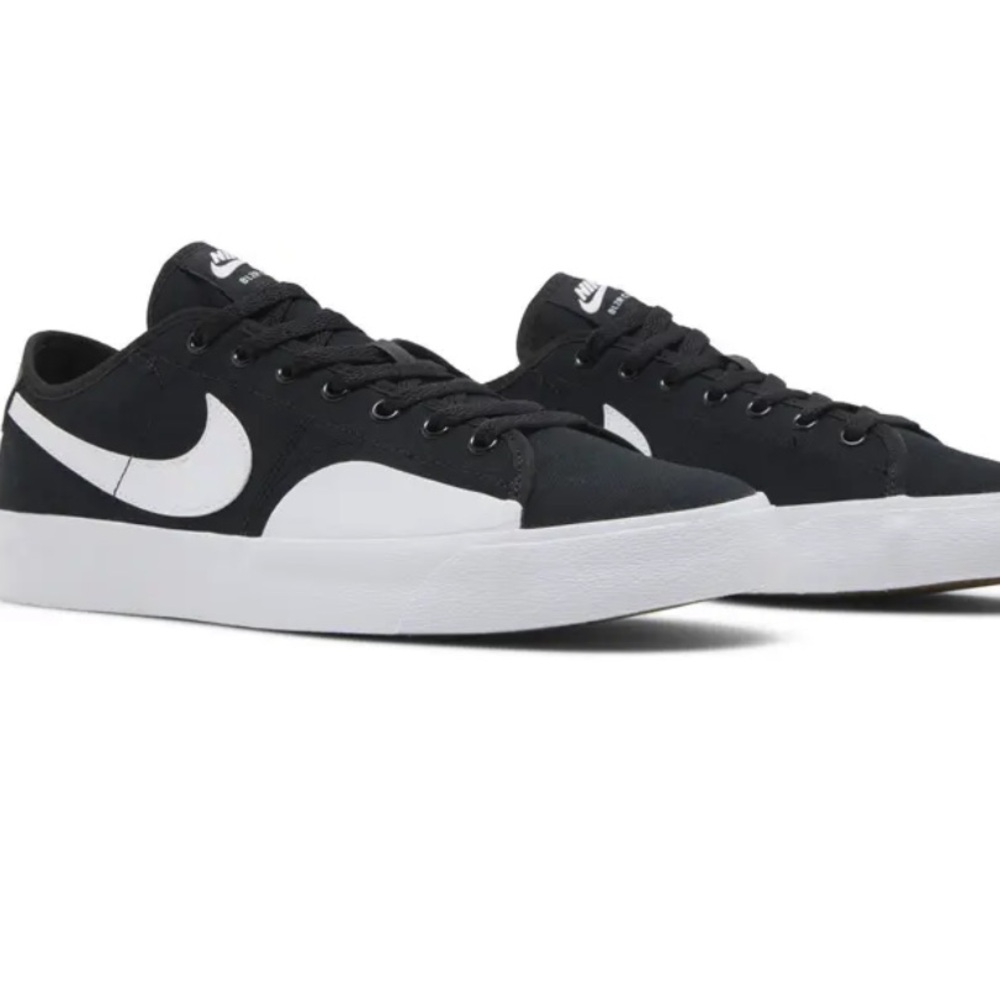 NikeBlazer Court SB 'Black White'